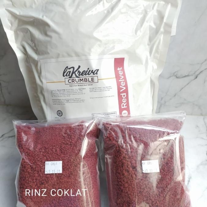 

Red Velvet Crumble Crumb La Kreiva 500gr TERLARIS TERPERCAYA ORIGINAL