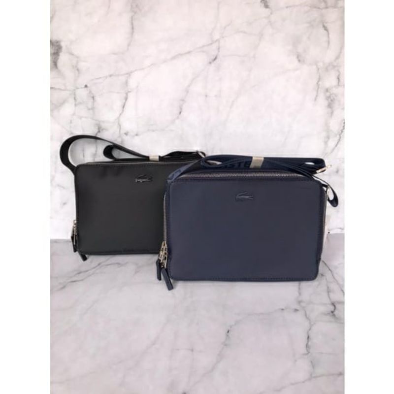 tas selempang pria tas kantor kulit polos (lacote man)
