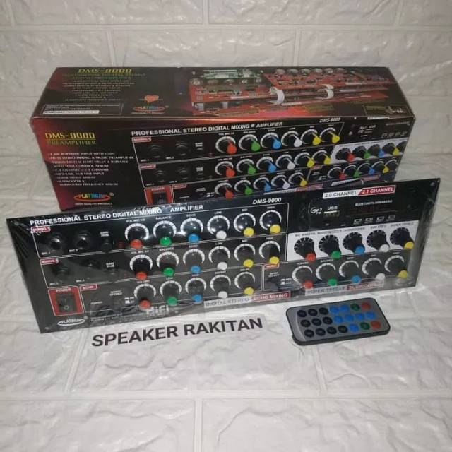 Kit Digital Mixing / Mixer audio+MP3 Bluetooth DMS-9000