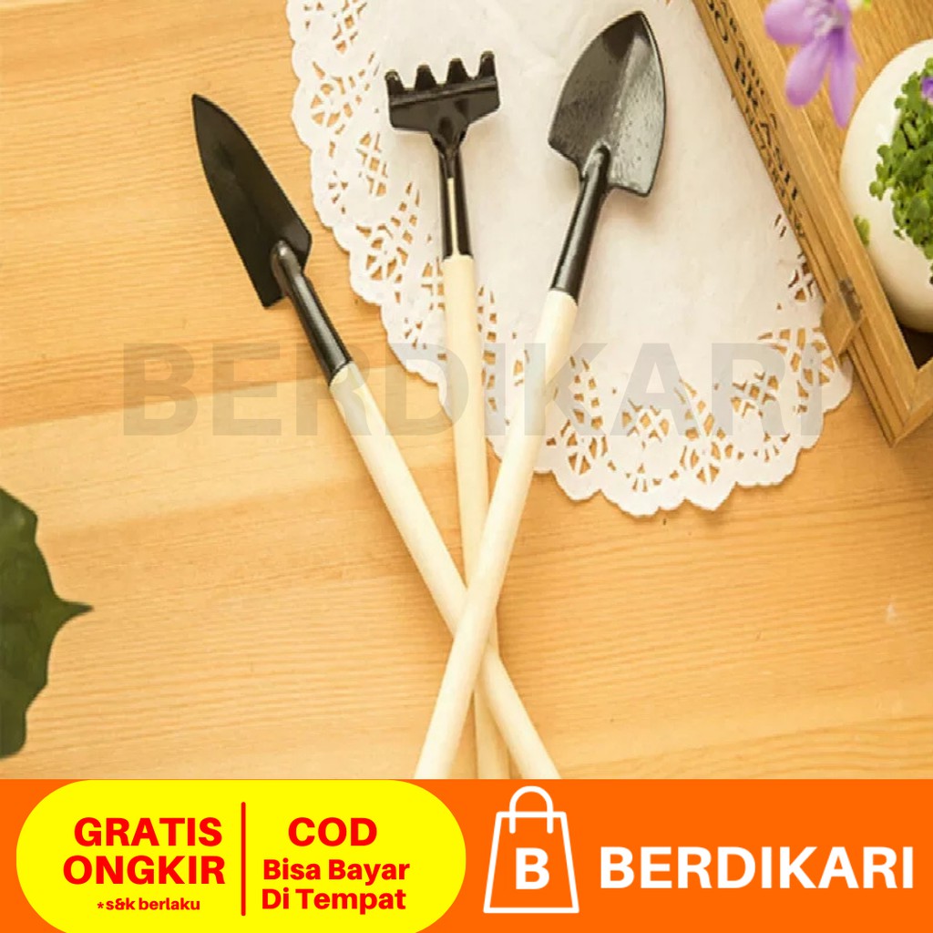 Alat Berkebun 3 in 1 / Sekop Mini / Cangkul Mini