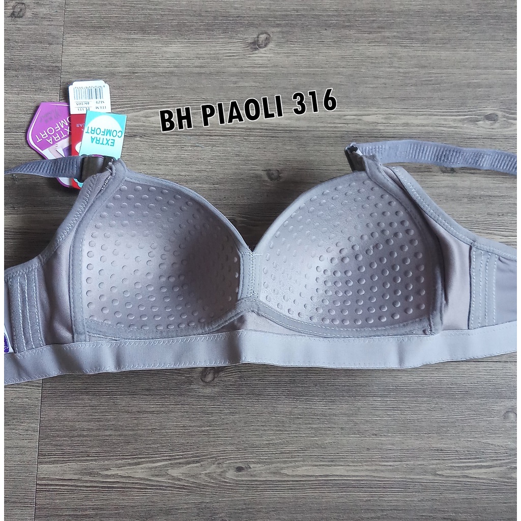 BH Piaoli 316 Uk 36 - 46  Cup B Busa Bintik Tanpa Kawat