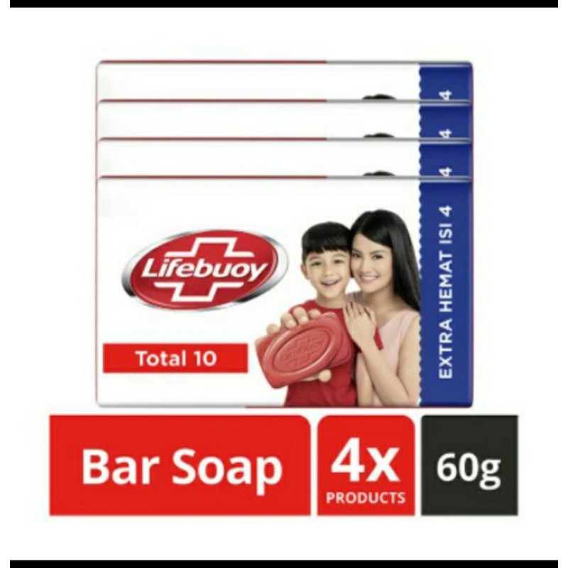 sabun LIFEBUOY batangan (isi 4 )