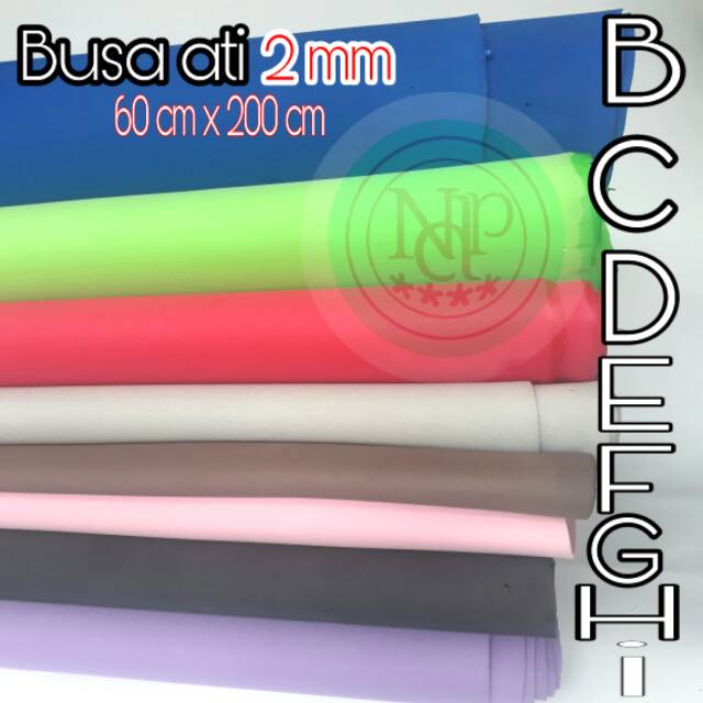 BUSA ATI / EVA SPON 2MM *60 X 200 CM*