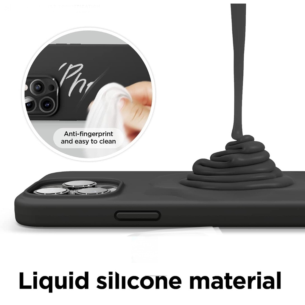 Liquid Silicone Case REALME C53 C55 NFC C33 C35 C31 C30s C30 C25 C25s C25y C21 C21Y C20 C17 C15 C12 C11 Silikon Casing Full Cover Body Screen Camera Protective, Shockproof, Slim Phone TPU Anti Scratch Soft Black Hitam Gelap Tipis S y 2020 2022 New 4G 5G