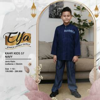  BAJU  SARIMBIT KELUARGA ELFA 105 BY ETHICA  GAMIS KAGUMI 