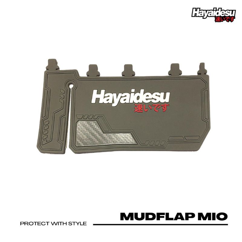 HAYAIDESU Mud Flap Penahan Lumpur Mio M3 Soul GT Fino Mio Z 125
