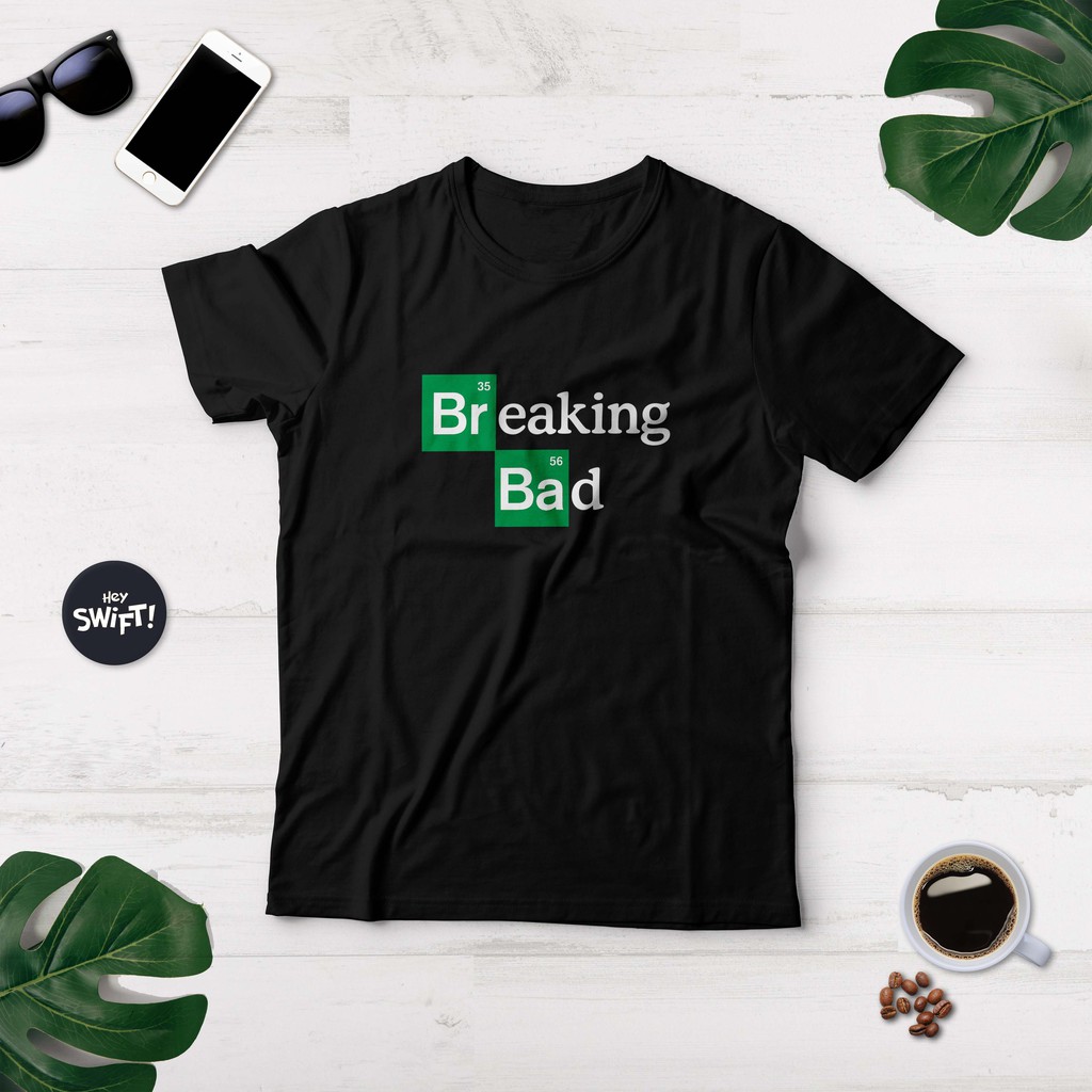 KAOS BREAKING BAD SERIAL TV SERIES T-SHIRT PRIA WANITA WALTER WHITE JESSE PINKMAN BAJU DISTRO
