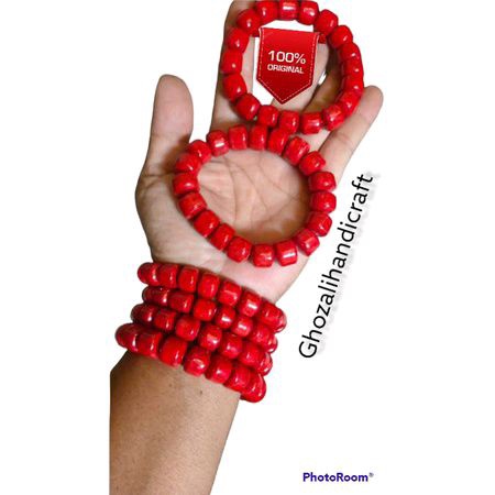 Gelang Batu Marjan /Red Coral Original