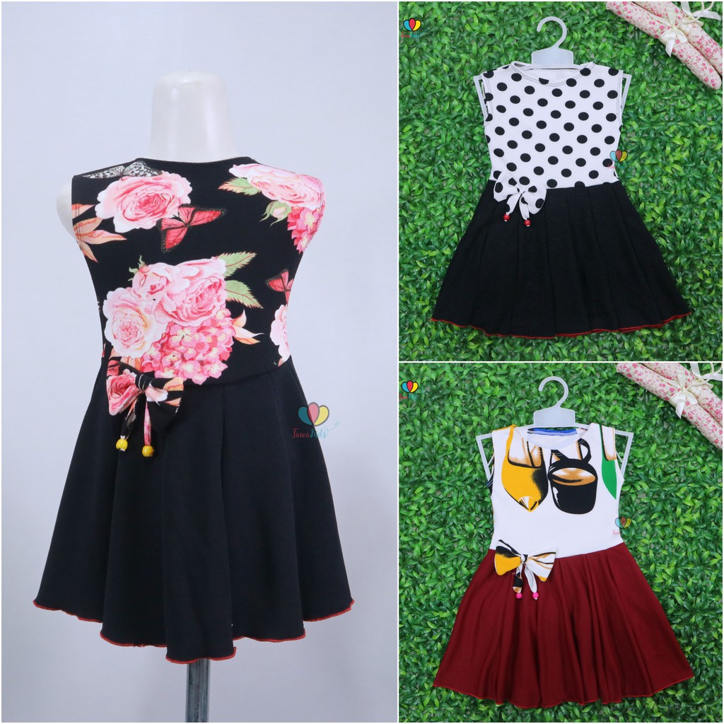 Dress Angel uk 2 Tahun / Dress Balita Dres Anak Cewek Import Yukensi Murah Atasan Pesta Ready Baju