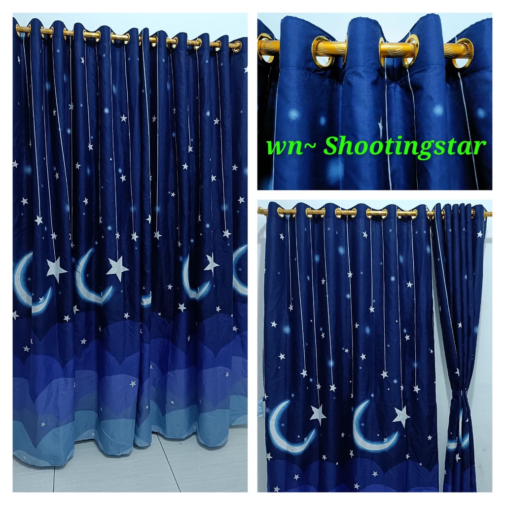 STOK READY!! BAHAN DISPERSE Grosir Gorden Ring 12 Besar Murah Dekorasi Pintu uk 135x220