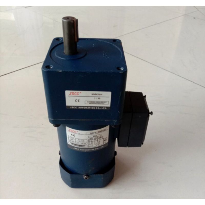 JSCC MOTOR GEARBOX AC 220V 120W RATIO 1 : 30 INDUCTION MOTOR