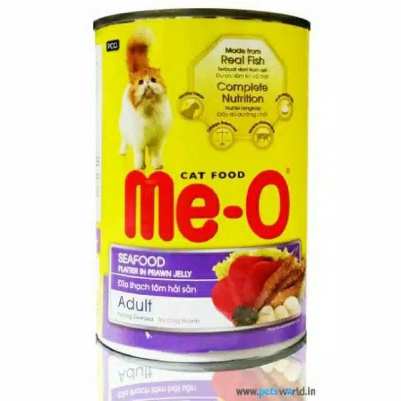 Makanan Kucing Merk Meo Me-O Kaleng 400Gram