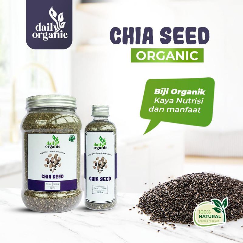 

Chia Seed Daily Organic Premium Tanpa Pengawet