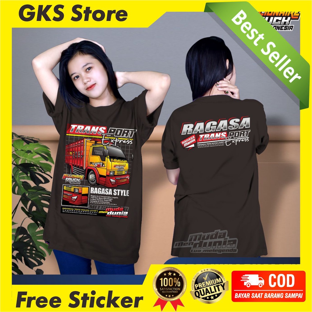 Kaos Truk Ragasa Mania Baju Driver Kaos Truck Terbaru Baju Driver Truk Baju Ragasa Menolak Punah Ori