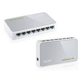 TP-LINK TL-SF1008D Switch/Hub 8 Port LAN 10/100Mbps