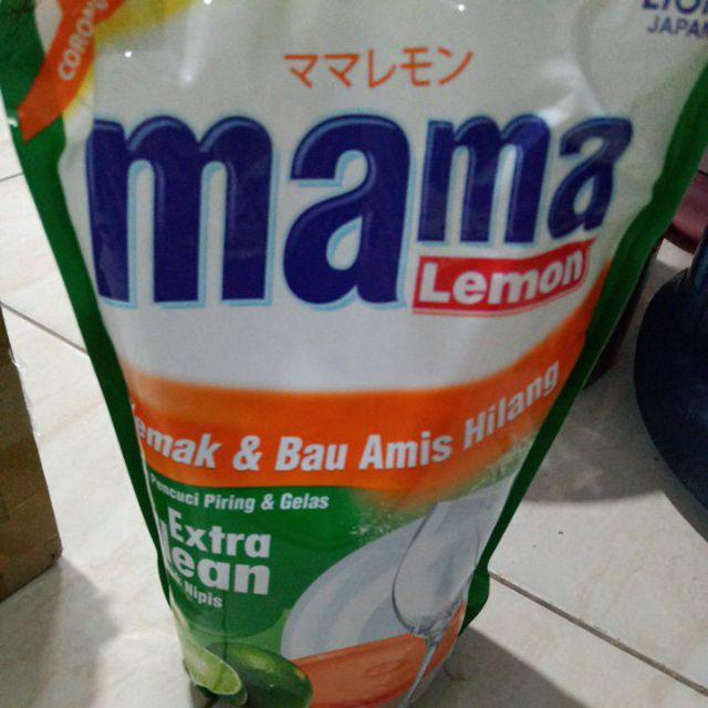 Mama Lemon Liquid Pouch Sabun Pencuci Piring 800ml