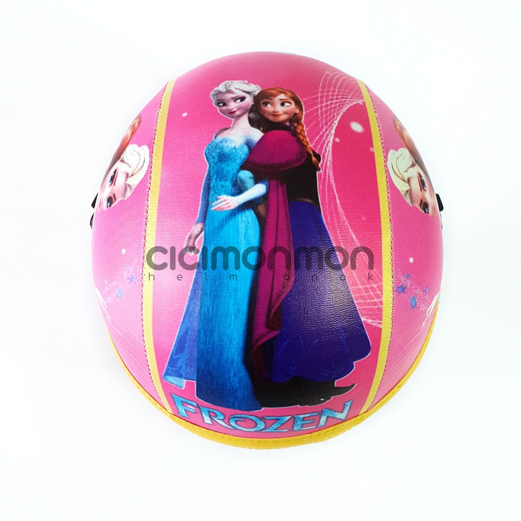 SPECIAL Helm Anak Retro Karakter Frozen