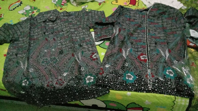 Maura Couple - Sania Ruffle Batik Couple Ori Ndoro Jowi Garansi Termurah Shopee - Batik Modern Solo