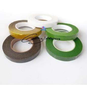 

{{{{}}] Flower Tape | Floral Isolasi Bunga Hijau Putih Coklat Gold Emas