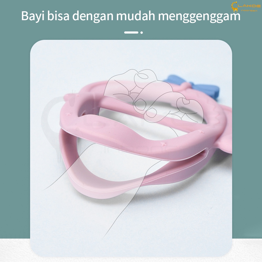 LAKOE Teether bayi / teether gelang bayi Bahan silikon BPA FREE