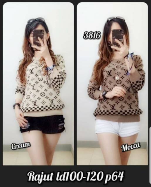 Dress/Sweater LuV Rajut Import (3795/3816)