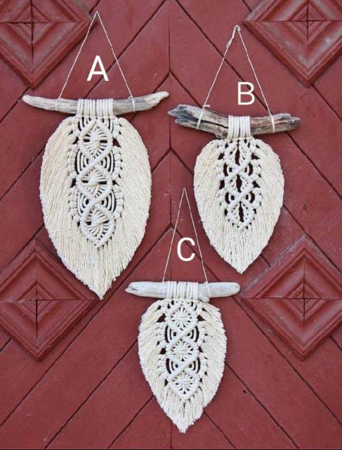 READY STOK) macrame hiasan dinding/ macrame wall hanging (HD 117)