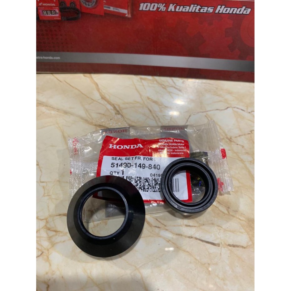 SEAL SIL AS SOK SHOCK DEPAN WIN ASLI ORI HONDA 51490-149-840