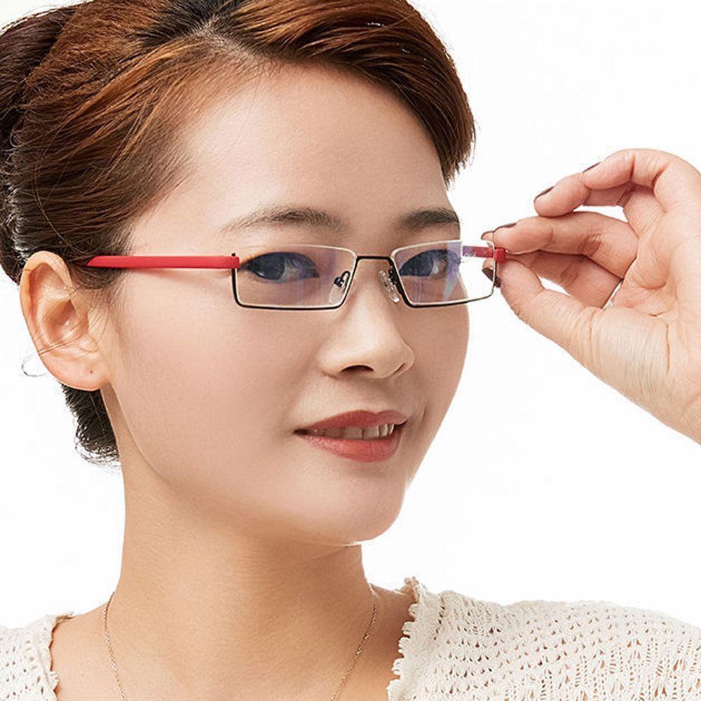 Mxbeauty Presbyopia Kacamata Pria Wanita Perawatan Penglihatan Luar Ruangan Dengan Kotak Kacamata Setengah Kacamata Bingkai Baca Pembesaran Presbyopic Eyewear