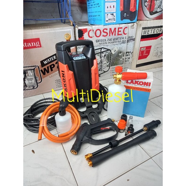 Paket Steam Listrik LAKONI Laguna 70 × Tabung Salju Snow Wash LAKONI
