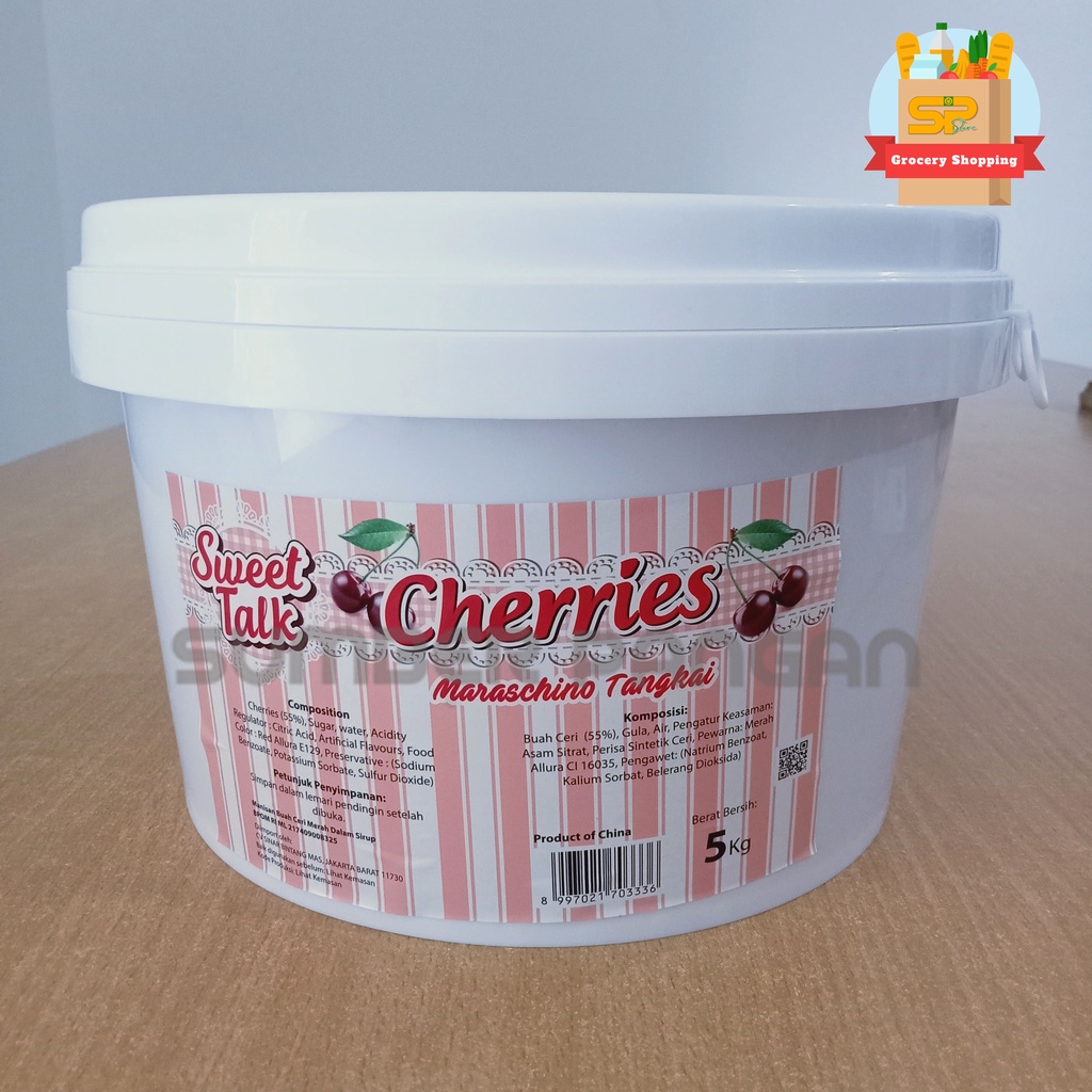 SWEET TALK Cherries / Red Cherry Tangkai / Ceri Tangkai 5kg