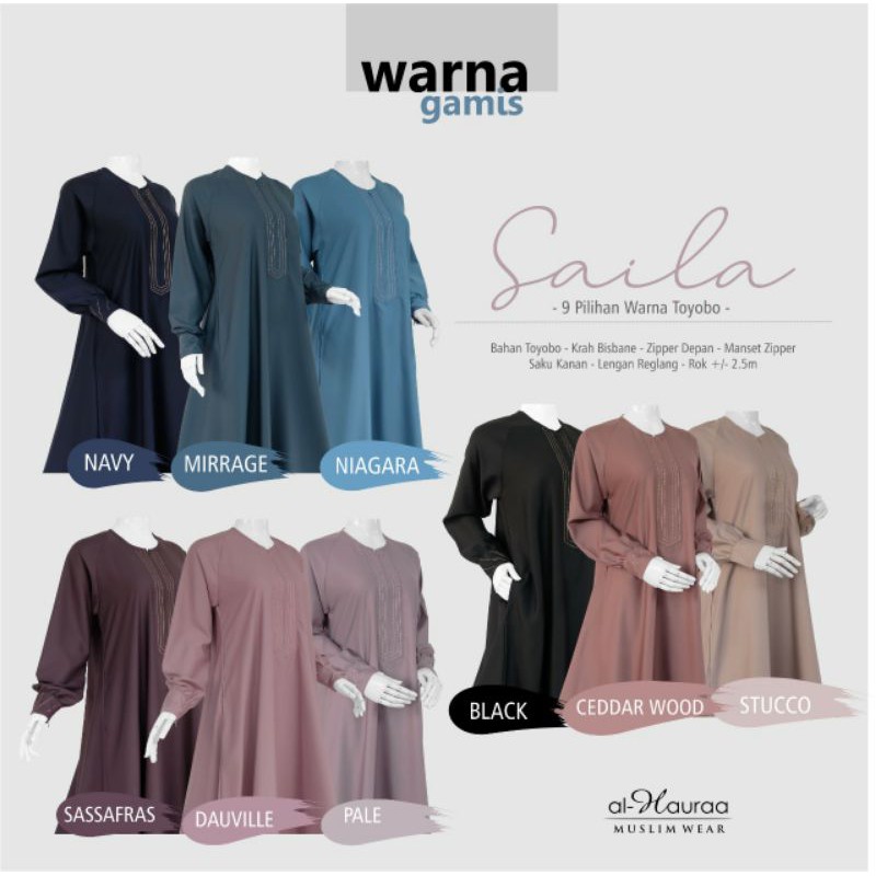 Gamis Saila Toyobo by AL HAURAA - Gamis Saila by AL HAURAA - Gamis Saila Al Hauraa - Gamis Saila