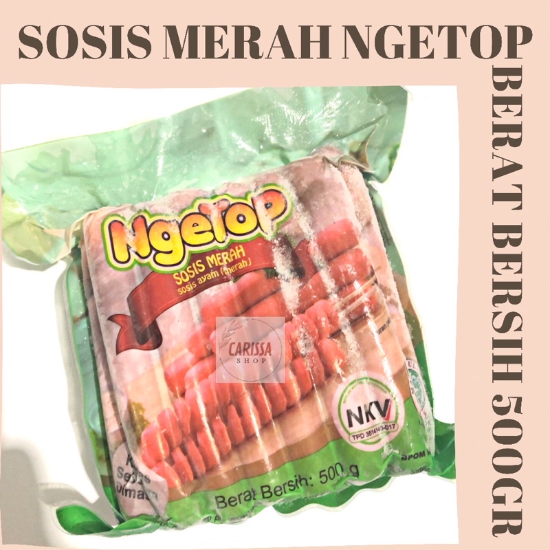 

Sosis Ngetop ulir merah 500gr | Probolinggo