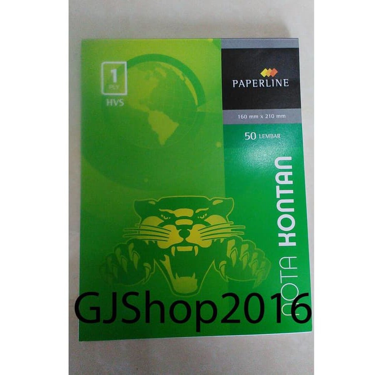 

Nota Kontan Buku Bon Besar 1ply 1 Ply Rangkap Paperline