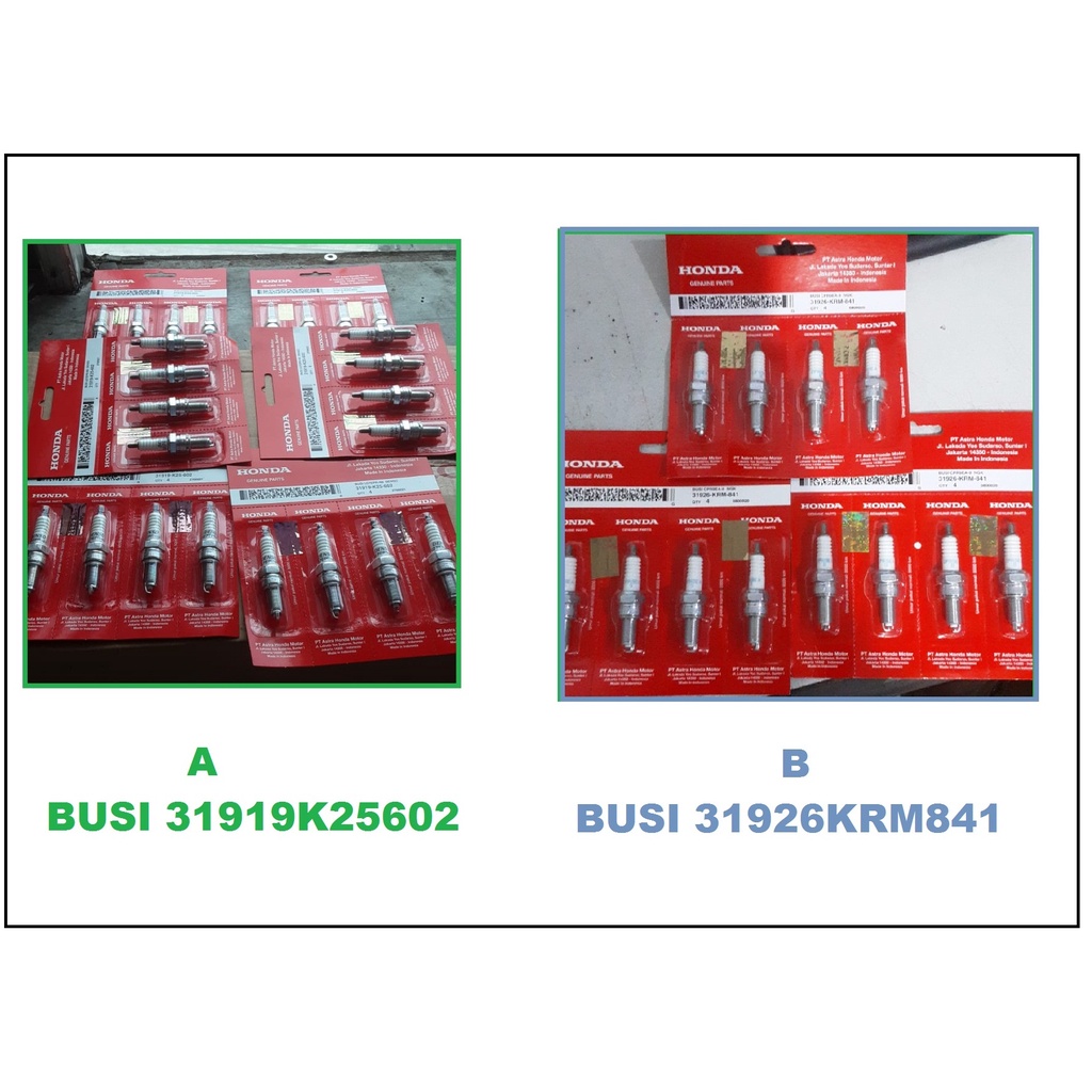 BUSI U27EPR-N9 DENSO BUSI CPR9EA-9  31919K25602 - 31926KRM841 BEAT ESP VARIO ESP SCOOPY ESP SONIC 15
