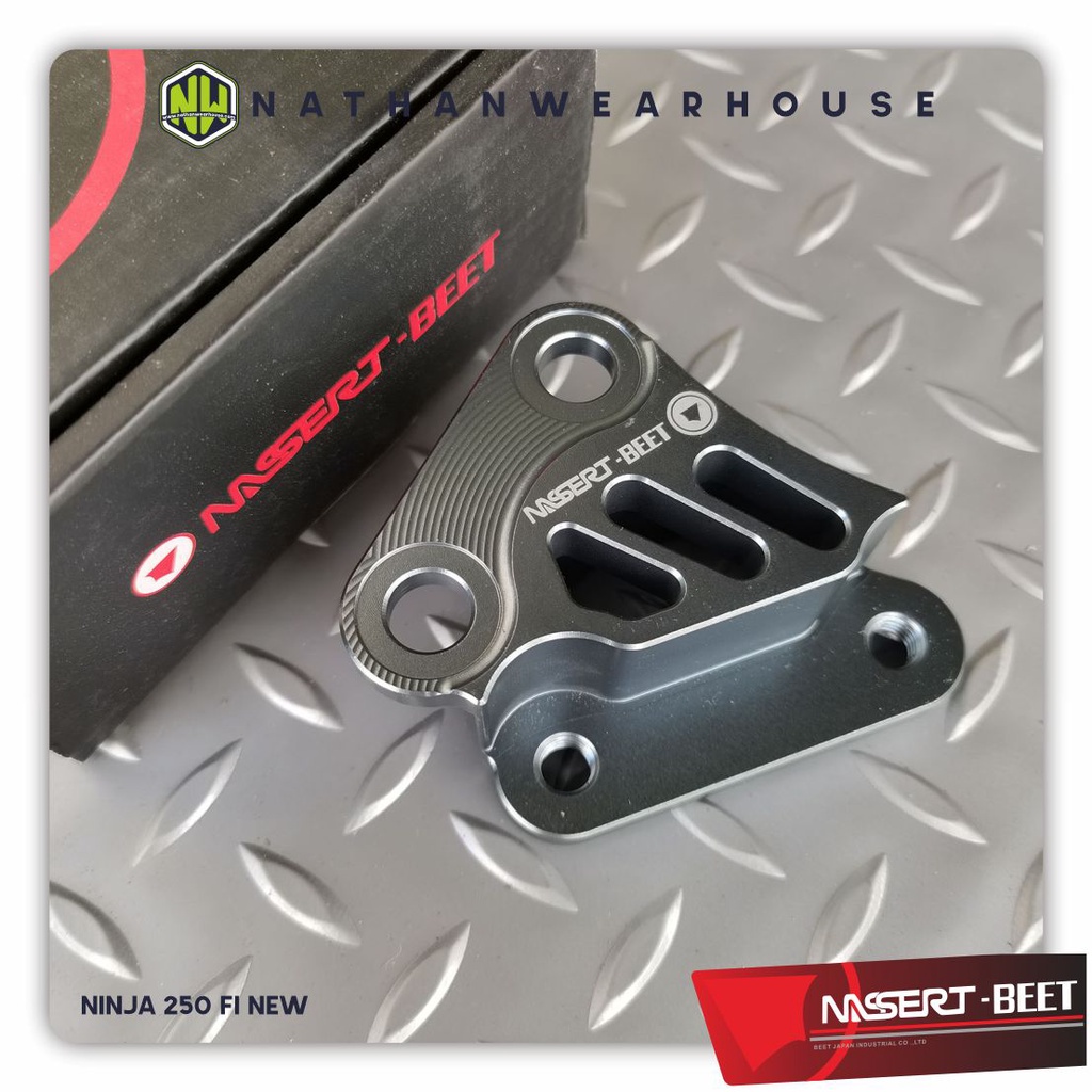 Bracket Breket Caliper Kaliper Depan 4P1P 4 Piston Ninja 250 FI New 2018 Nassert Beet