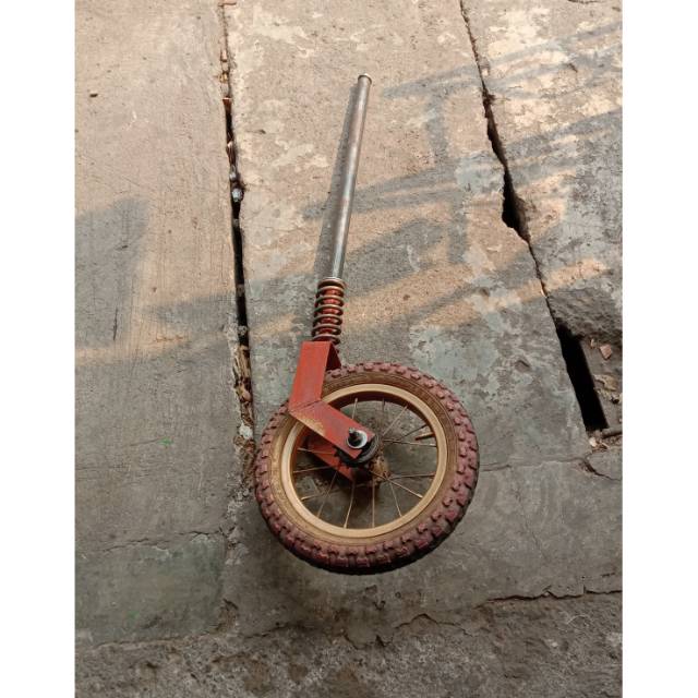 roda gletrek sepeda roda belakang gerobak