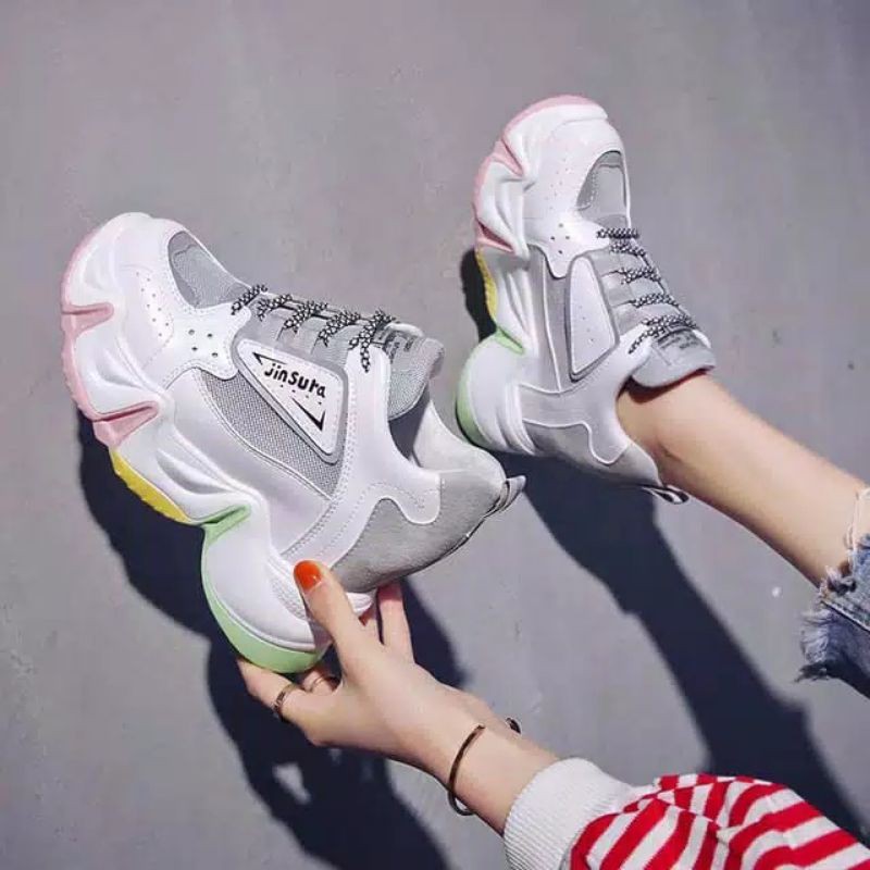 RK Collection - Sneakers Wanita Casual Jinsura Pelangi-1