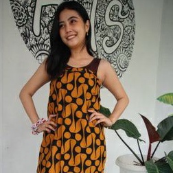 BATIK KAIN WANITA BATIK CAP LATAR HITAM BATIK CAP SOLO