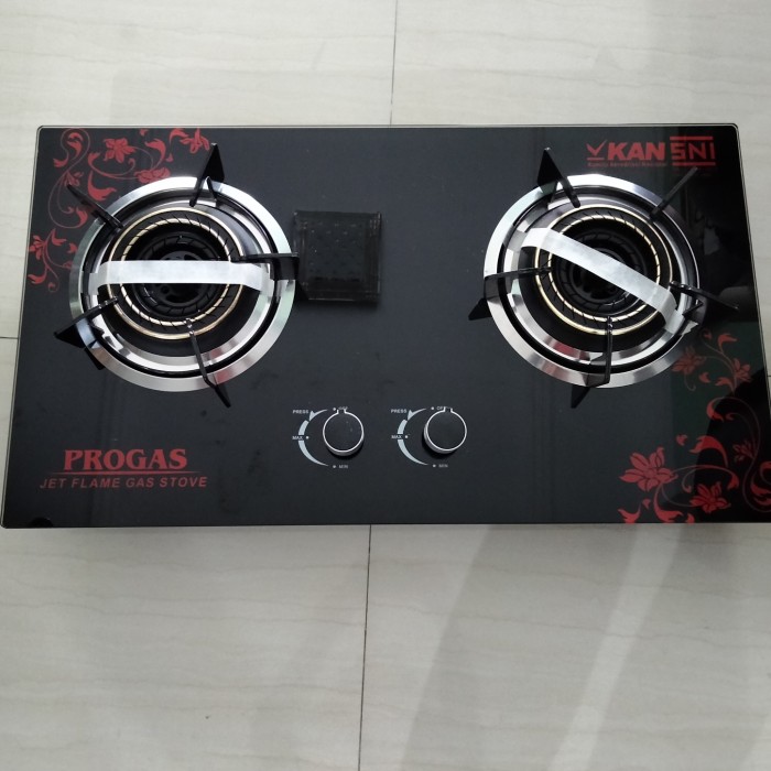 PROMO KOMPOR GAS KACA TANAM 2 TUNGKU PROGAS