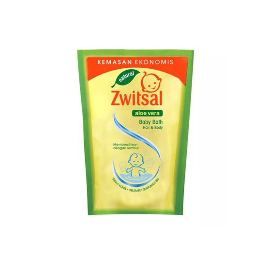 ZWITSAL Natural Baby Bath 2-in-1 Hair &amp; Body Pouch 450ml