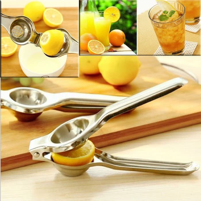 PEMERAS JERUK / PEMERAS LEMON / ALAT PEMERAS STAINLESS STEEL