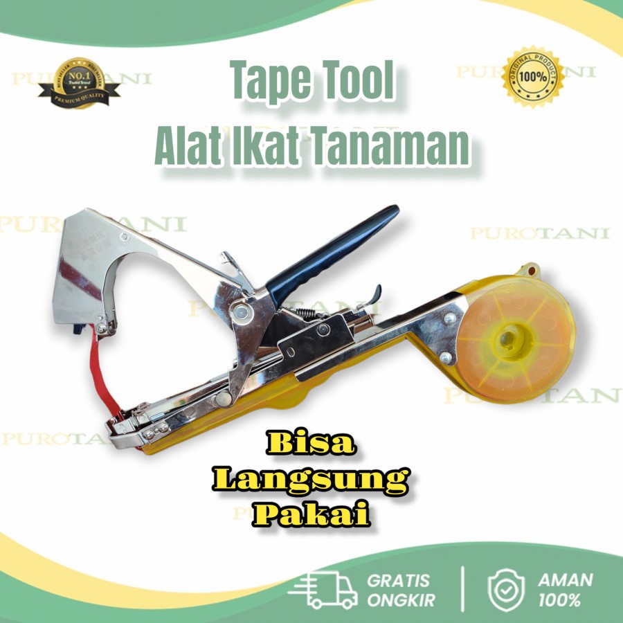 Tapetol Alat Pengikat Lanjaran Tanaman Plant Tape Tool Tapener Machine