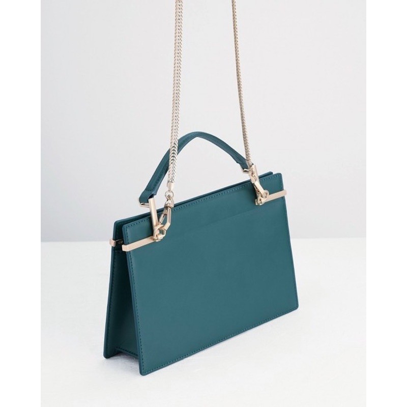 SALE Mini Top Handle Leather Bag