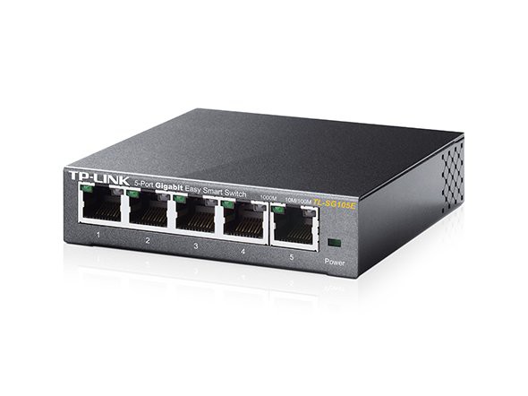 TP-LINK TL-SG105E: 5-Port Gigabit Easy Smart Switch