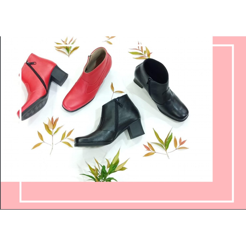 BOOTS WAN - SEPATU BOOTS WANITA HAQ 5CM