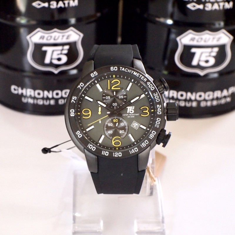 Jam Tangan T5 H-3450G Silicone Timepiece Casual