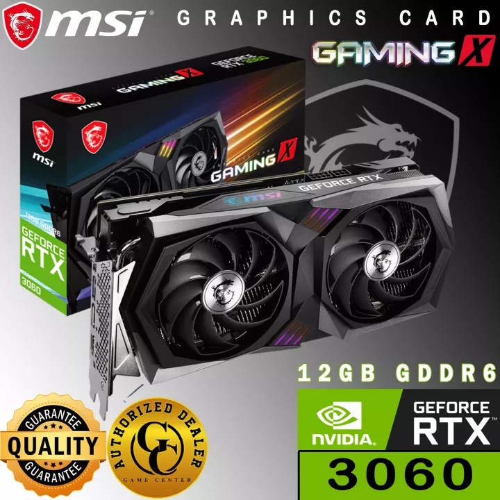 Jual VGA MSI RTX 3060 GAMING X 12GB GDDR6 NVDIA RTX3060 Indonesia ...