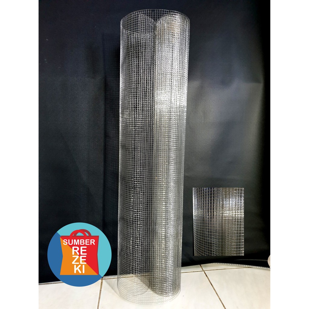 Kawat Loket 1/4" Lebar 90cm, Kawat Ram, Kawat kandang, Kawat Ayak Pasir