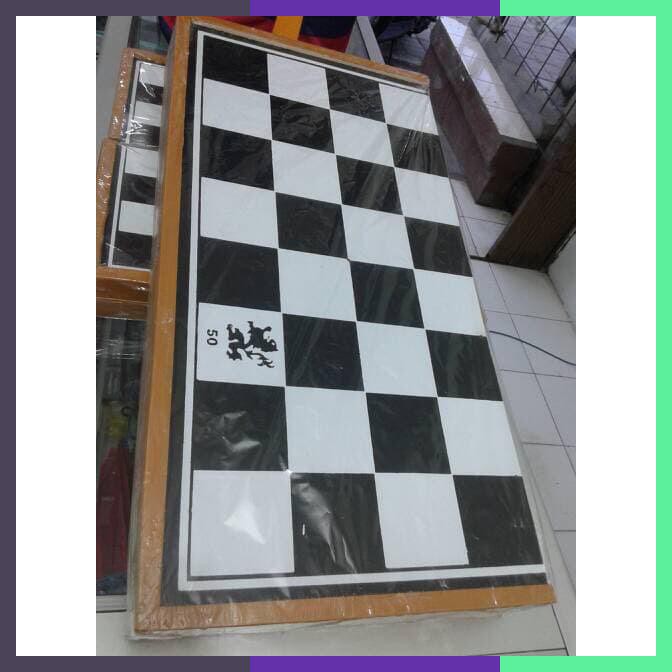 Papan Catur Kayu Ukuran Besar 50 Cm