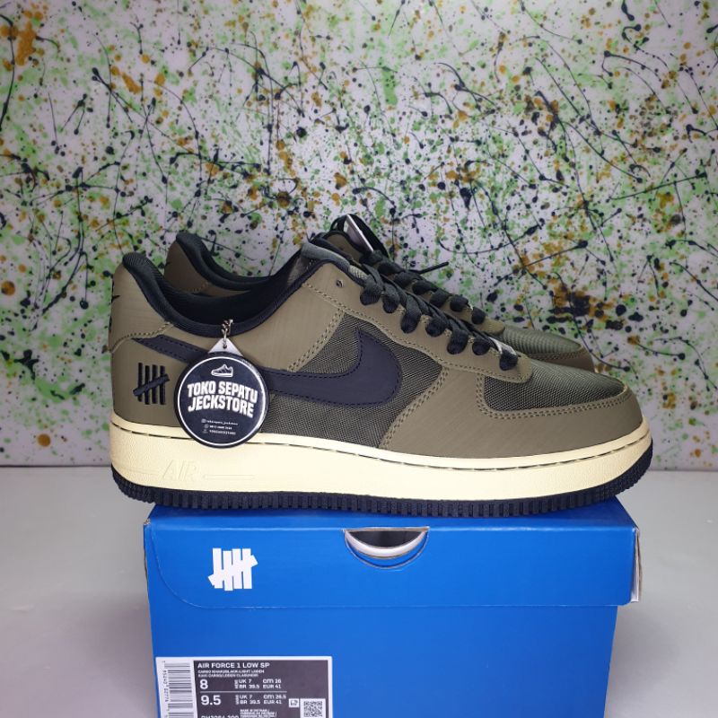 SEPATU NIKE AIR FORCE 1 LOW SP UNDEFEATED CARGO KHAKI 100% UA VERSION BNIB